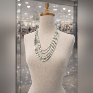 Copper Stone multi-strand necklace